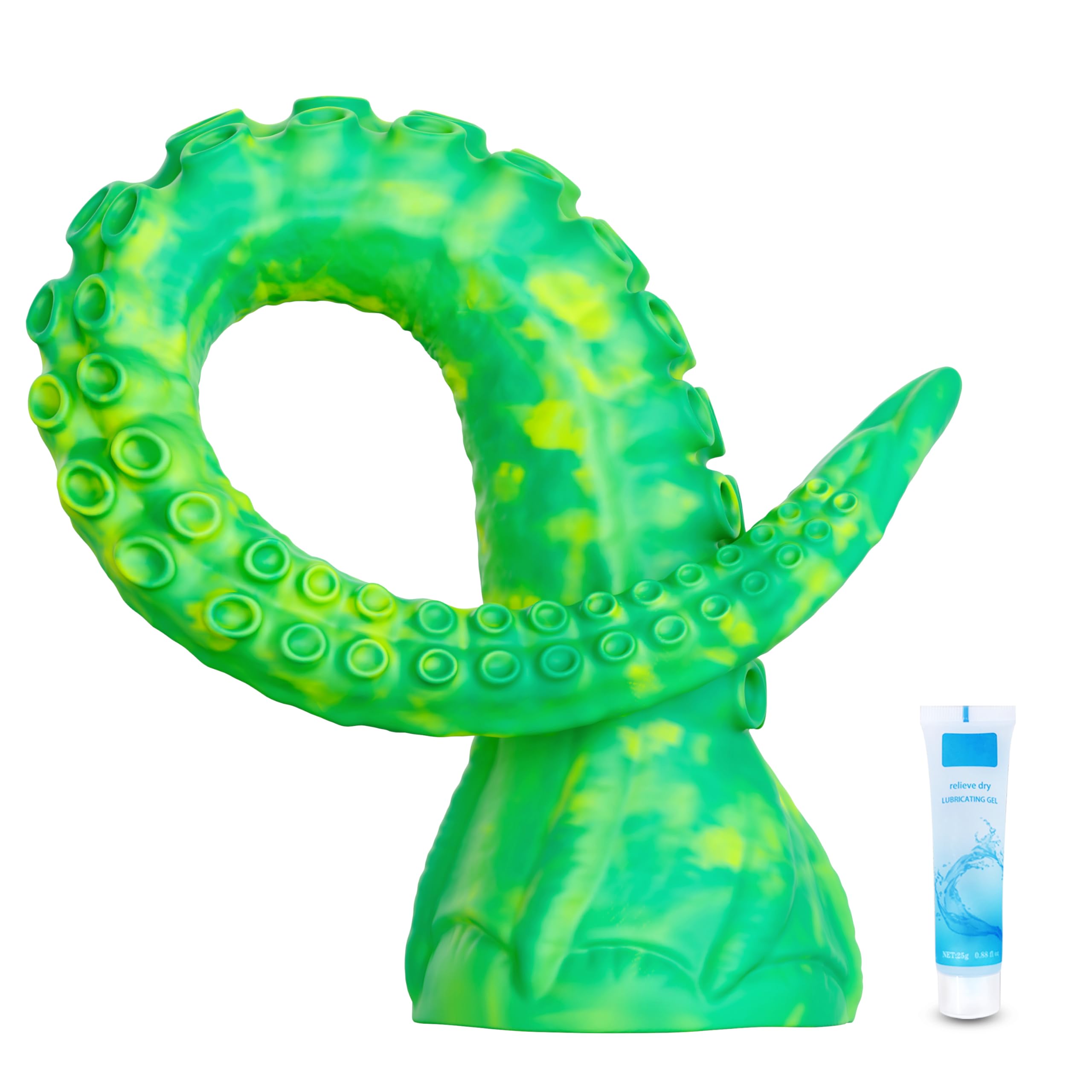 Tentacle Dildo Long Dildo Monster Green Dildo 22 inch Huge Thick Silicone Buttplugs with Suction Cup Long Anal