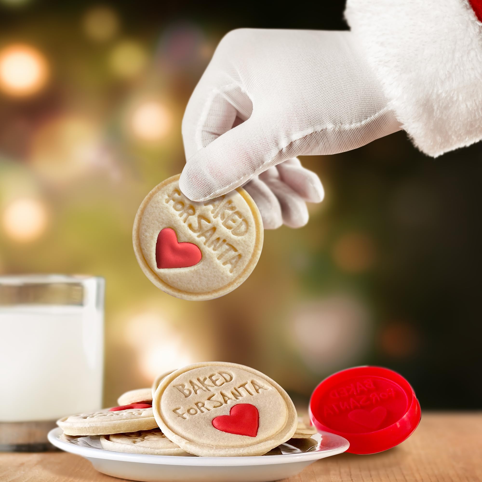 R&M International 0411 - Sello para pastelería y galletas de Papá Noel