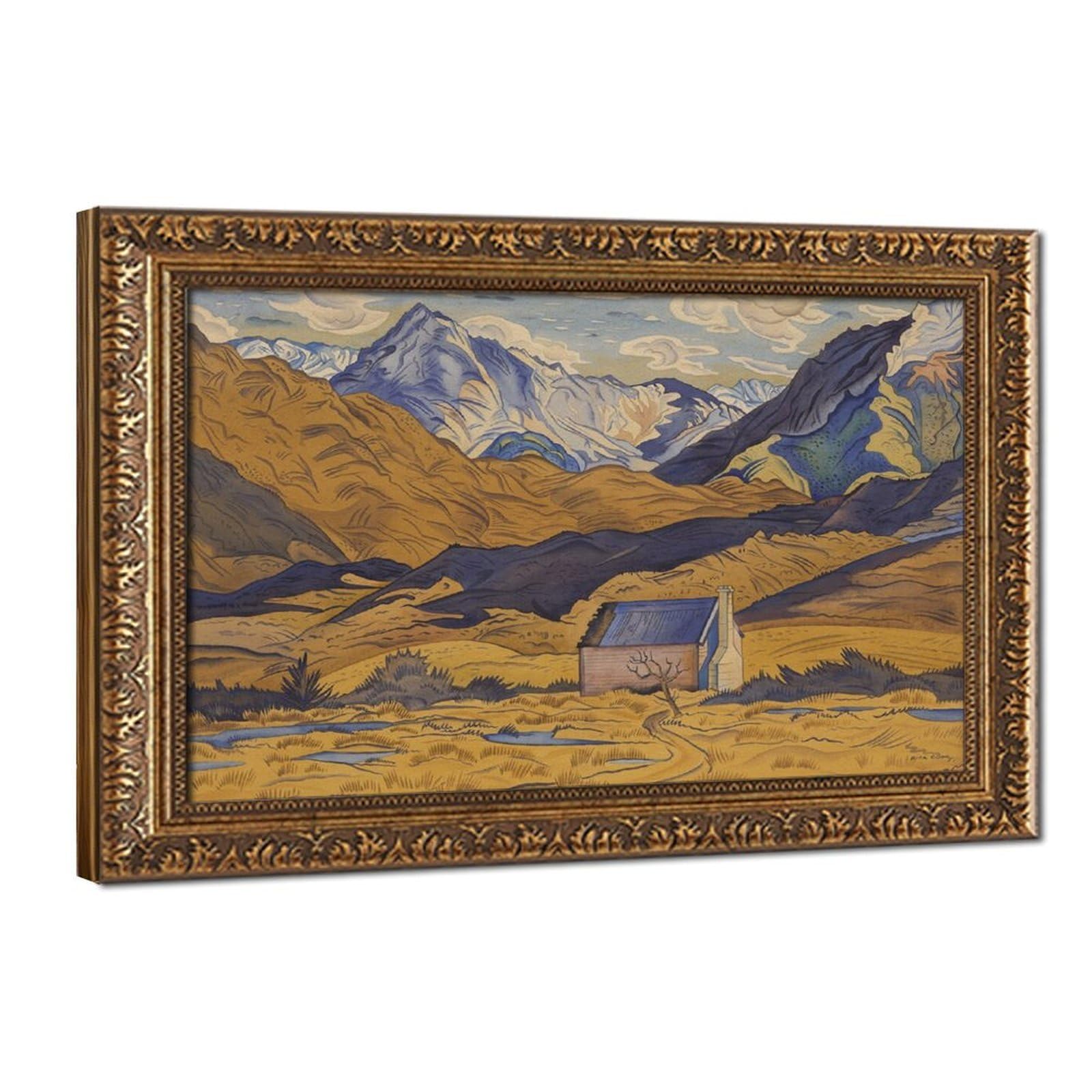 Paysage de montagne impression giclée Rita Angus toile décorative salon bureau - 8
