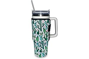 Neoprene Insulator Sleeve for 40 oz Stanley Tumbler with Handle - Premium...