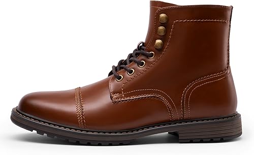 Miniatura 6 de Bruno Marc Botas de motocicleta para hombre, botas de vestir Oxford