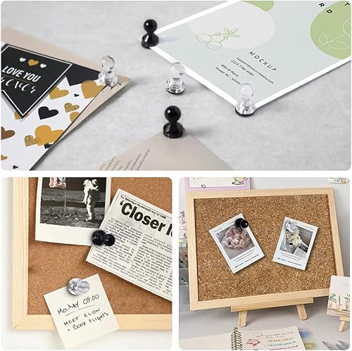 Miniatura 6 de Imanes de refrigerador, imanes de refrigerador, pasadores magnéticos fuertes, tachuelas magnéticas, fuerte potencia de sujeción, imágenes o