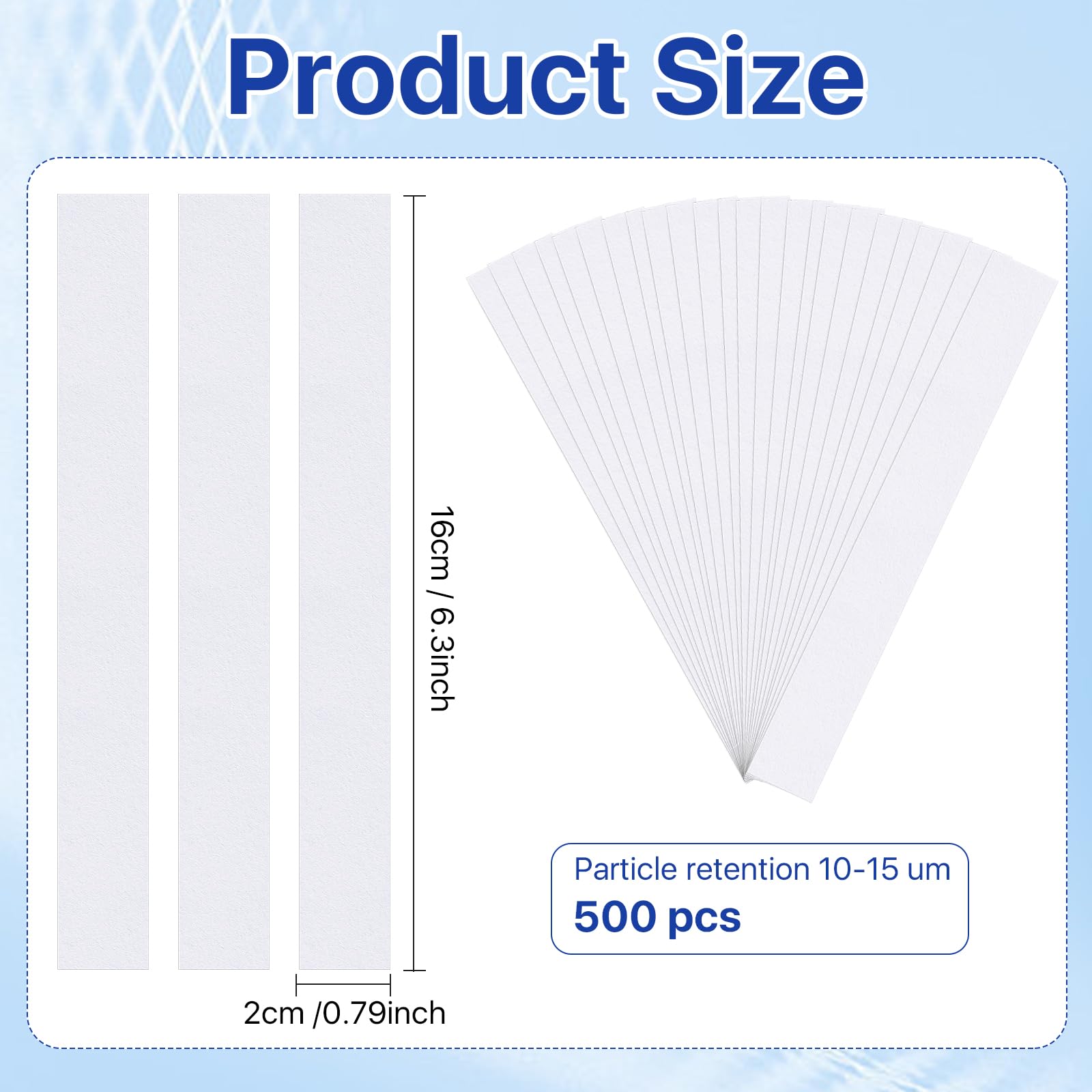Chromatography Paper Strips - 500 Pack -2