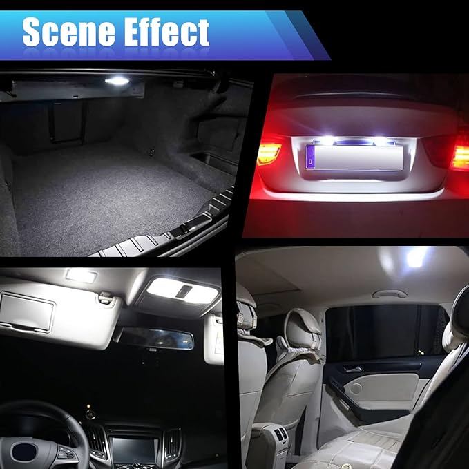 Set de 24 Luces LED para Auto, Interior, Placa, Maletero, Blanco miniatura 6