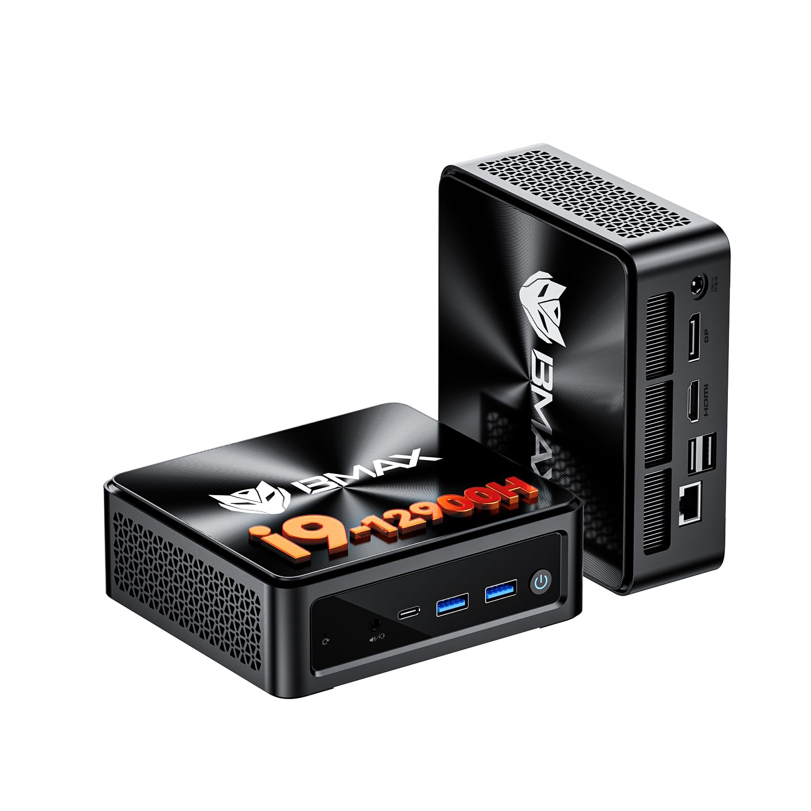 BMAX Mini PC B9Power Intel Core i9 12900H 24 Go RAM LPDDR5 1 to SSD NVMe Ordinateur Bureau Triple Affichage 4K WiFi 6 Bluetooth 5.2