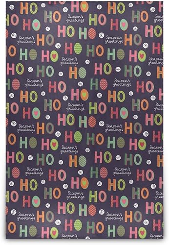 KLL Merry Christmas Hoho Sofa Throw Blanket 60x90 Inches Comfy Spring Blanket for Bed, Office, Bedroom