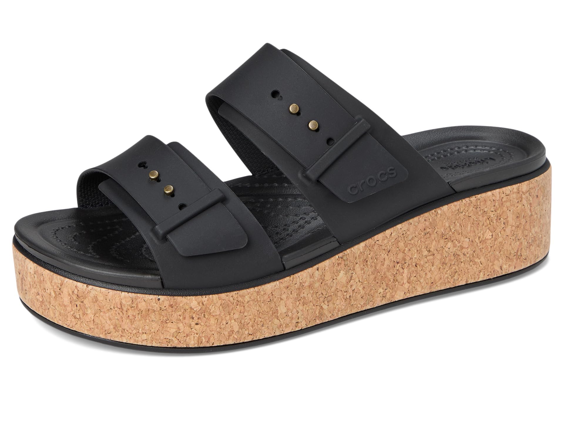 Crocs Brooklyn Cork Buckle, Sandalia Mujer