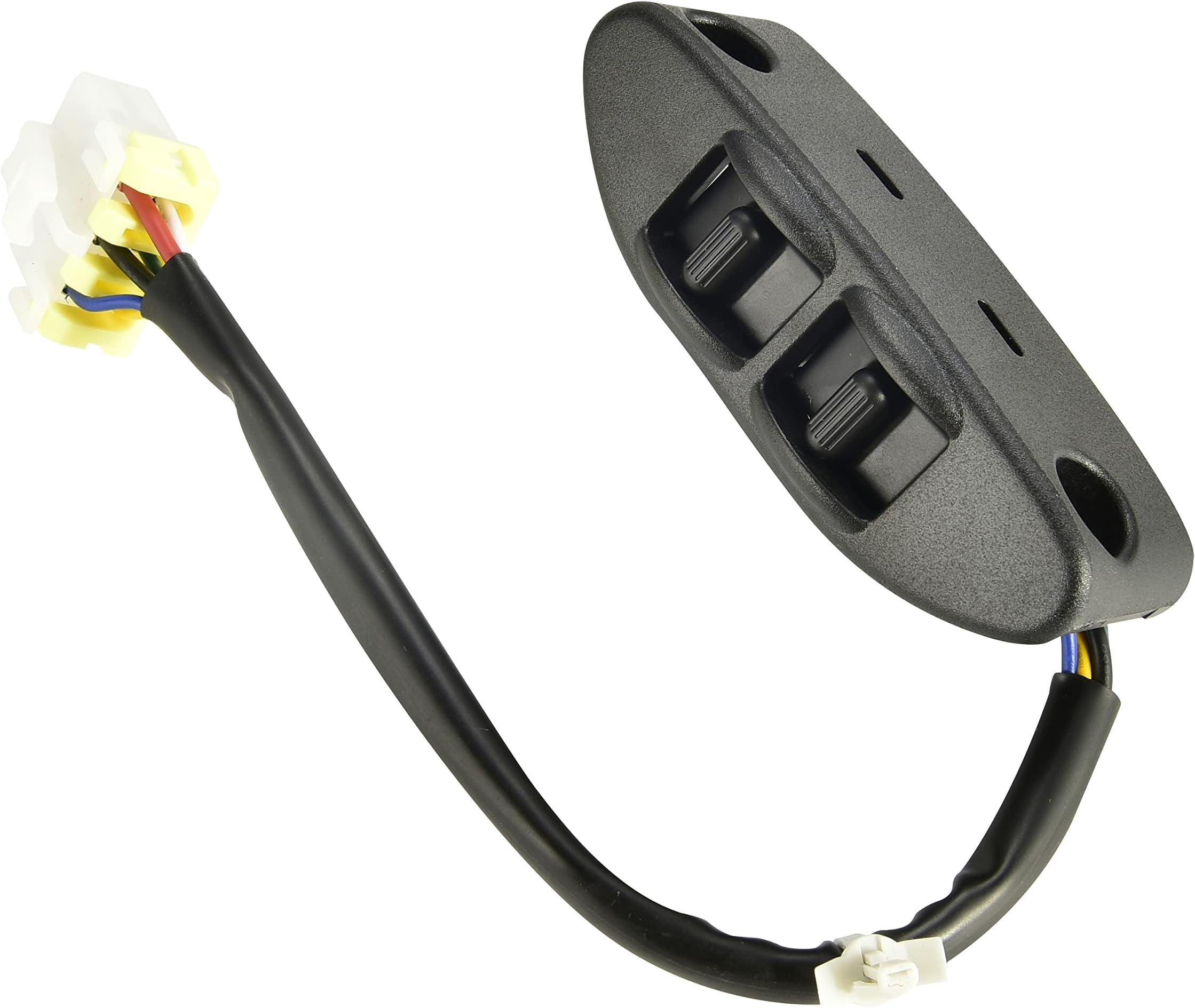 RLP Power Seat Switch Driver Side Assembly, Push Button, Manual, Black, Compatible with 2003-2008 Nissan 350Z, Replacement for 87066-CD001