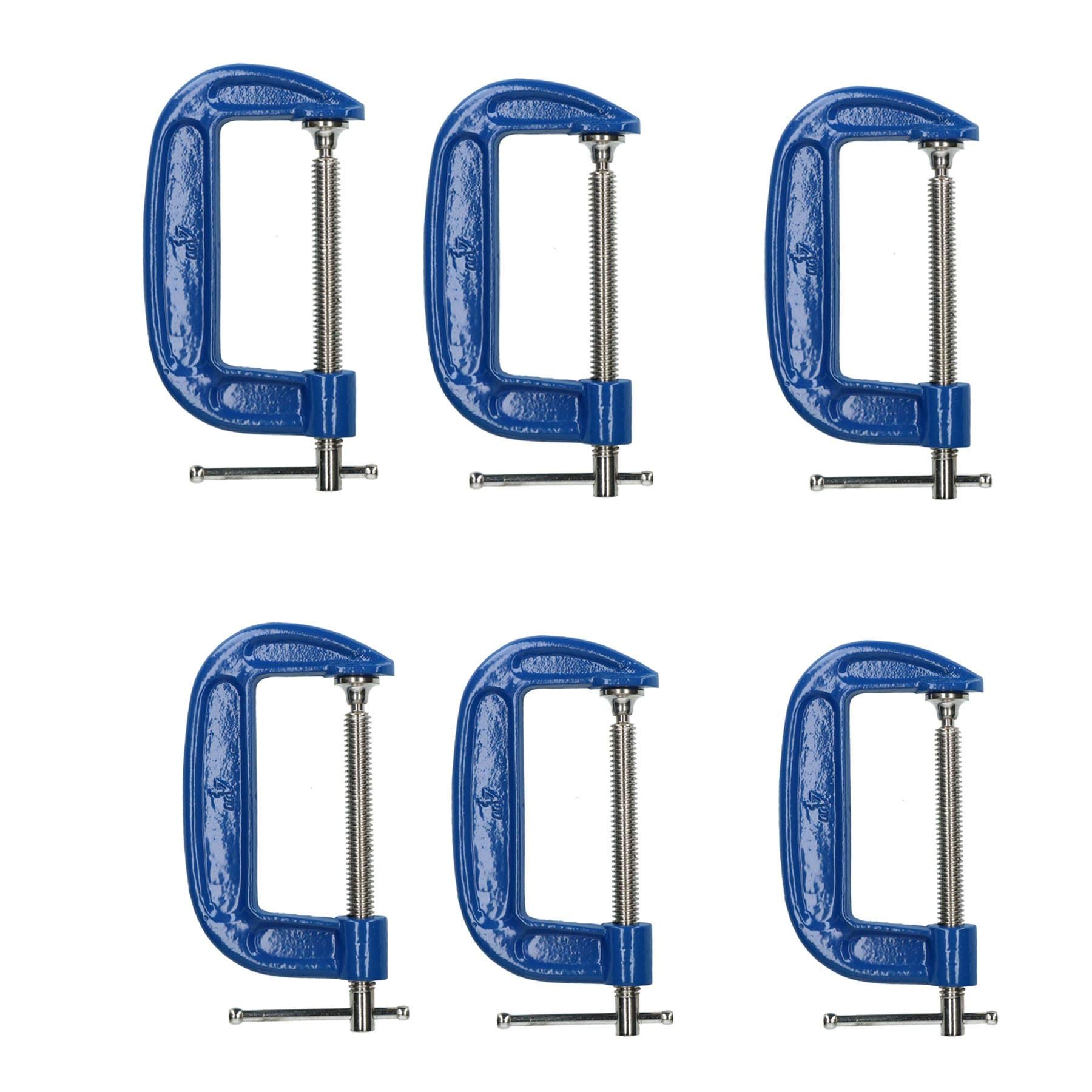 Ab Tools 4" / 100Mm Heavy Duty G Clamp C C Grip Holder Clasp Vice Clamping 6 Pack