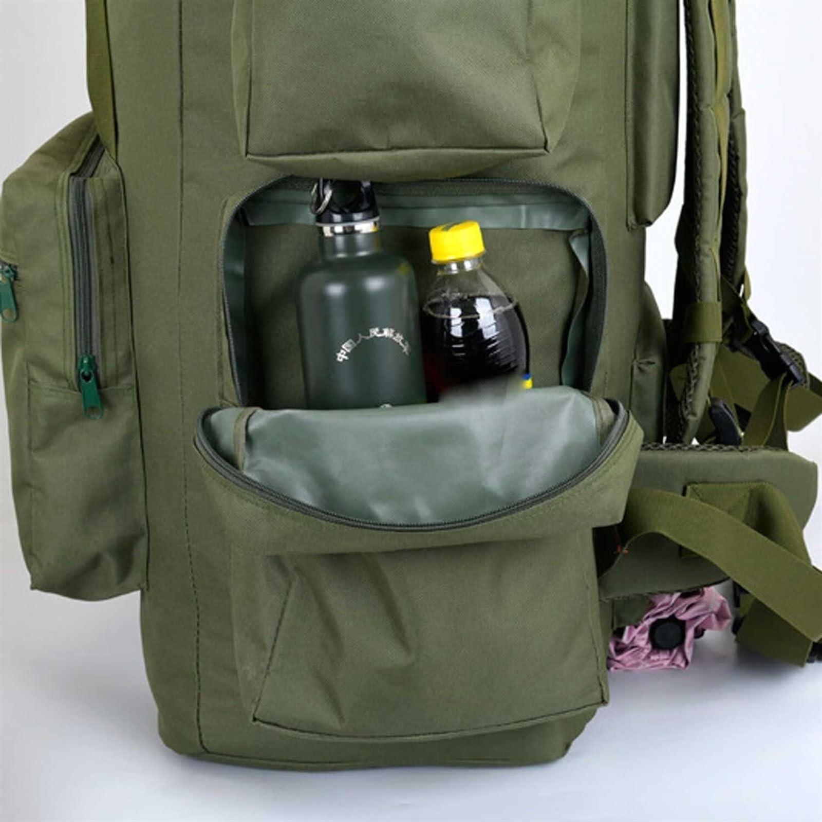 Plecak Turystyczny Kemping Wodoodporne Torby Turystyczne O Pojemności 130 L, Kamuflaż, Mężczyźni, Kobiety, Camping Trekking Wielofunkcyjny
