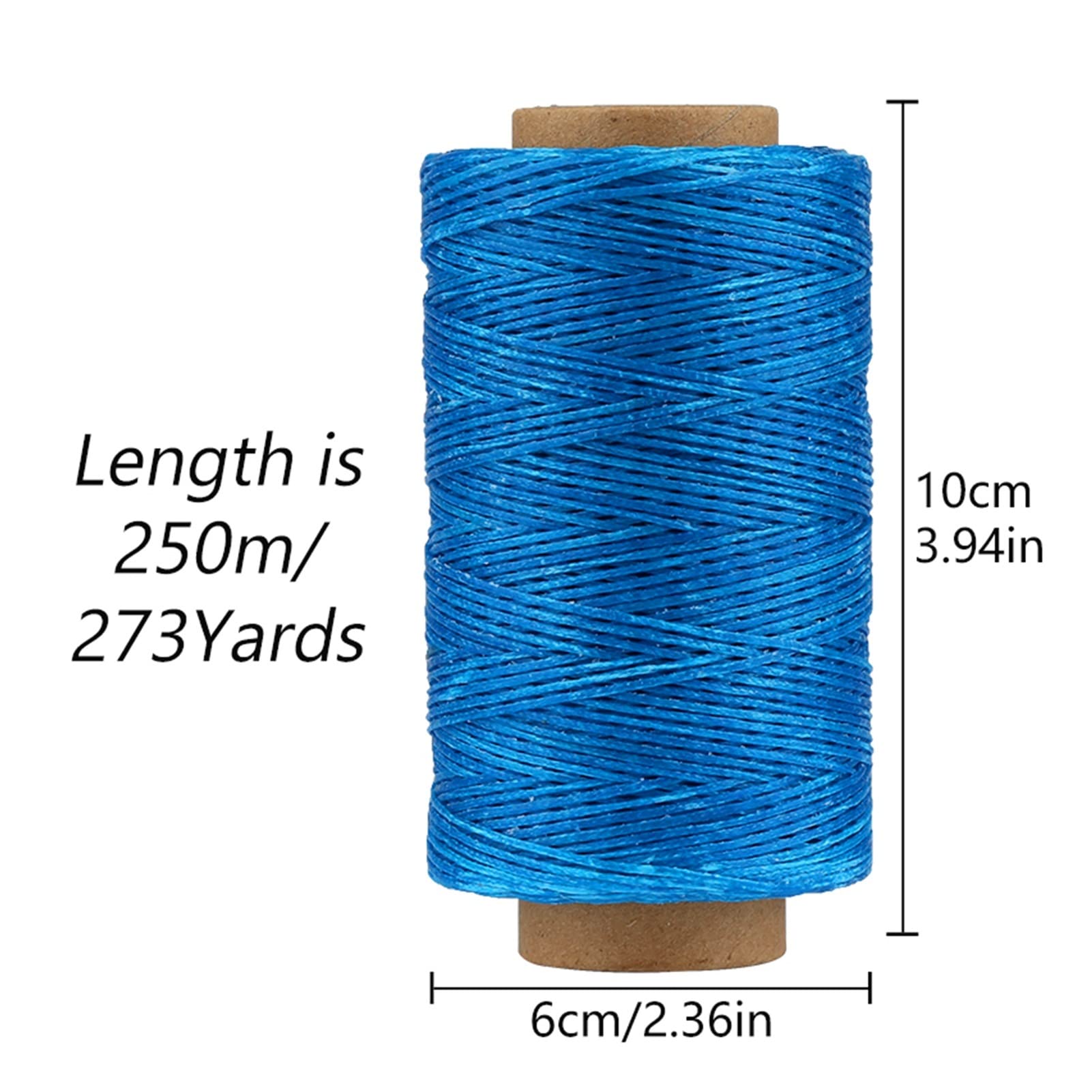 Nić nić szycia o grubości 250m 1 mm majsterkowanie Skórzane narzędzia rzemieślnicze ręczne (Color : Lake green)