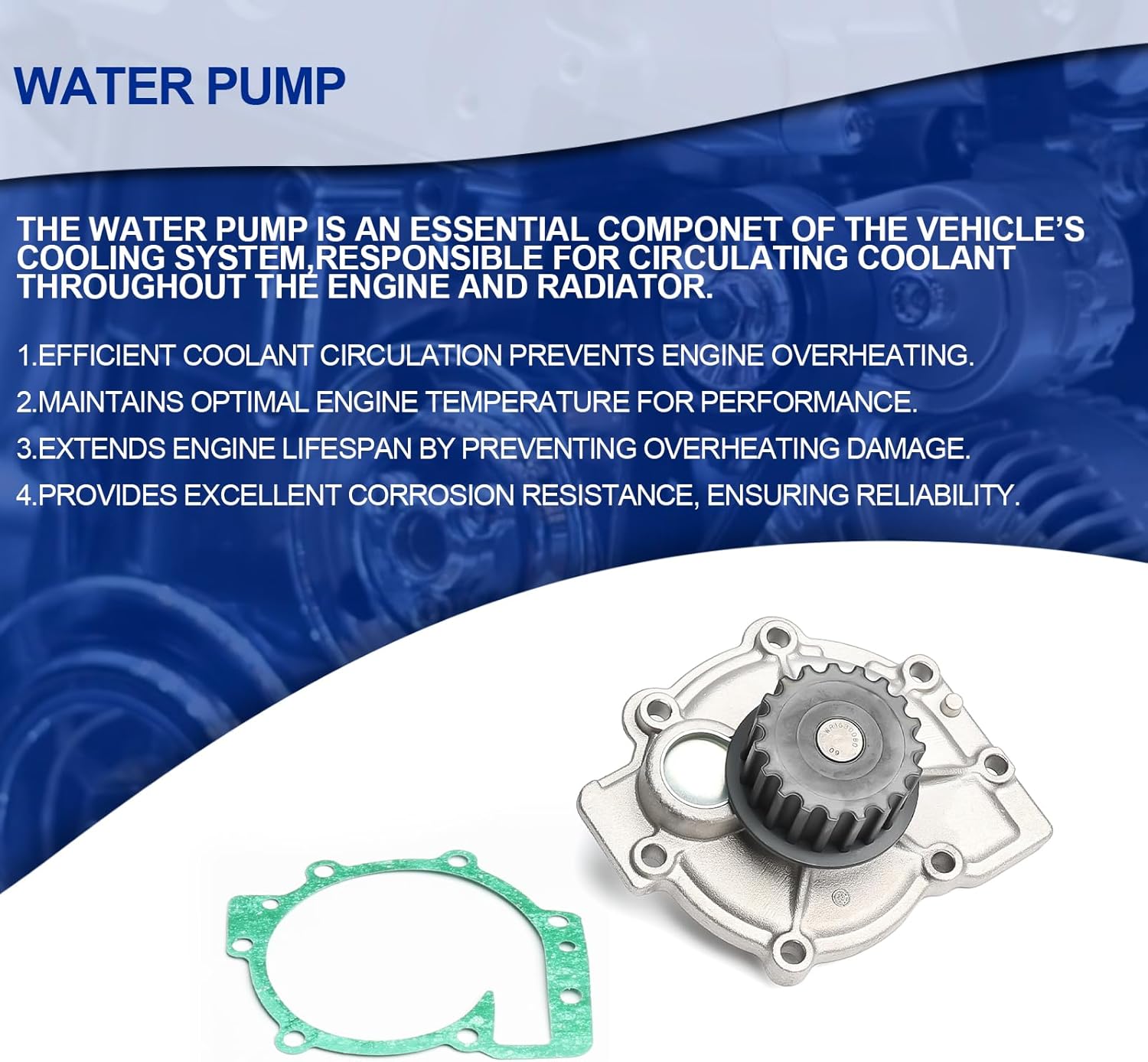 Timing Belt Kit Water Pump w/Tensioner Gasket Bolts for 1998-2009 For Volvo C70 S40 S60 S70 S80 V40 V70 XC70 XC90