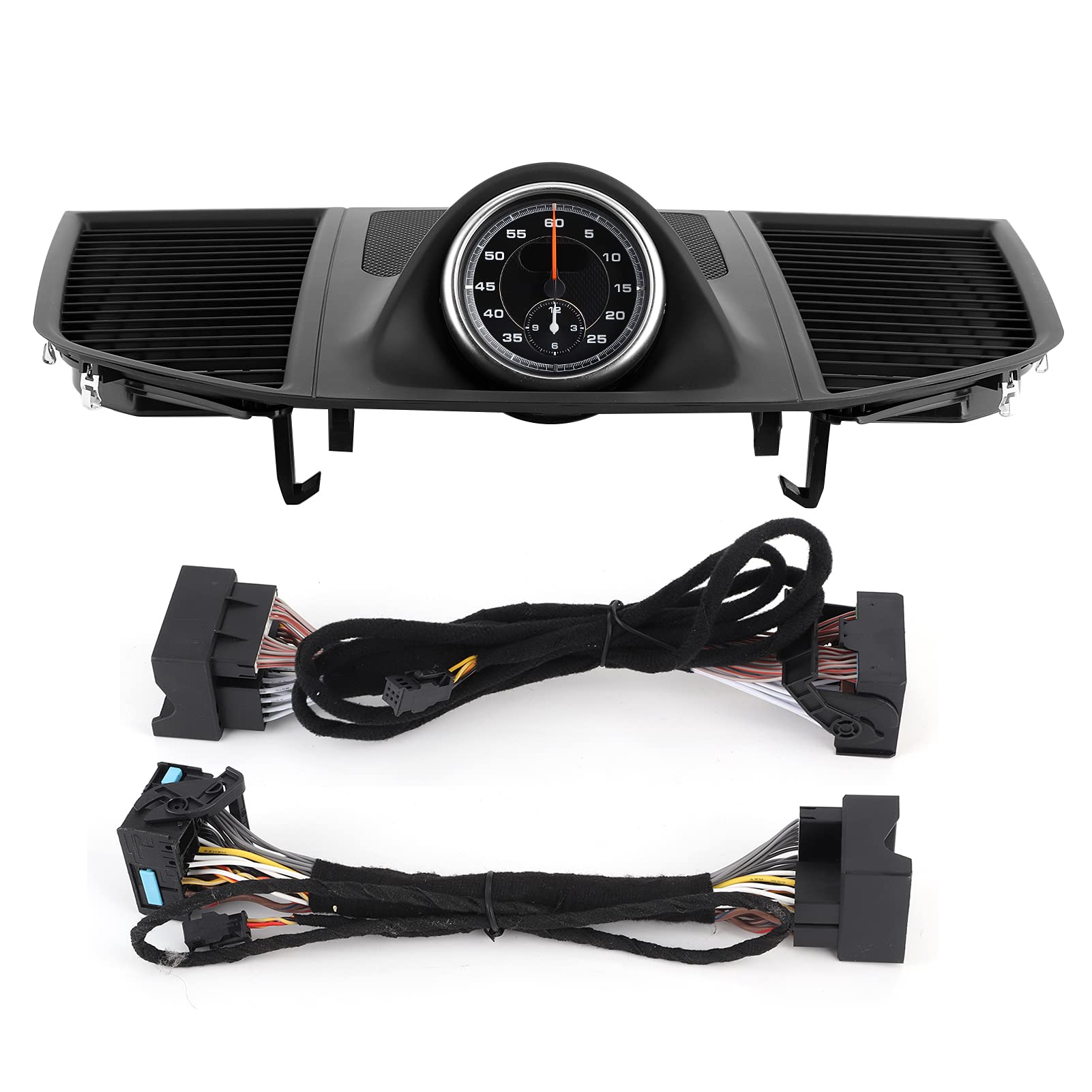 Coperchio Superiore Pannello Strumenti Adatto per 2017‑2020, Cronometro Coperchio Superiore Pannello Strumenti Cruscotto Auto (cronometro nero)
