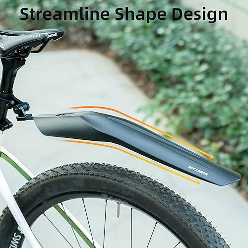 Miniatura 9 de ROCKBROS Guardabarros de bicicleta ajustable MTB Fender Bike Guardabarros trasero Guardabarros Ciclismo Guardabarros