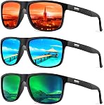 KALIYADI Mens Sunglasses Polarized Sunglasses-for-Men: Classic Sun Glasses with UV Protection for Driving Outdoors