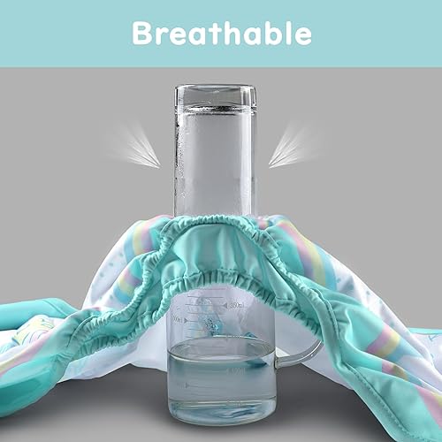 Miniatura 4 de Littleforbig Funda para pañales para adultos de tela impermeable reutilizable lavable ajustable - Baby Parade M