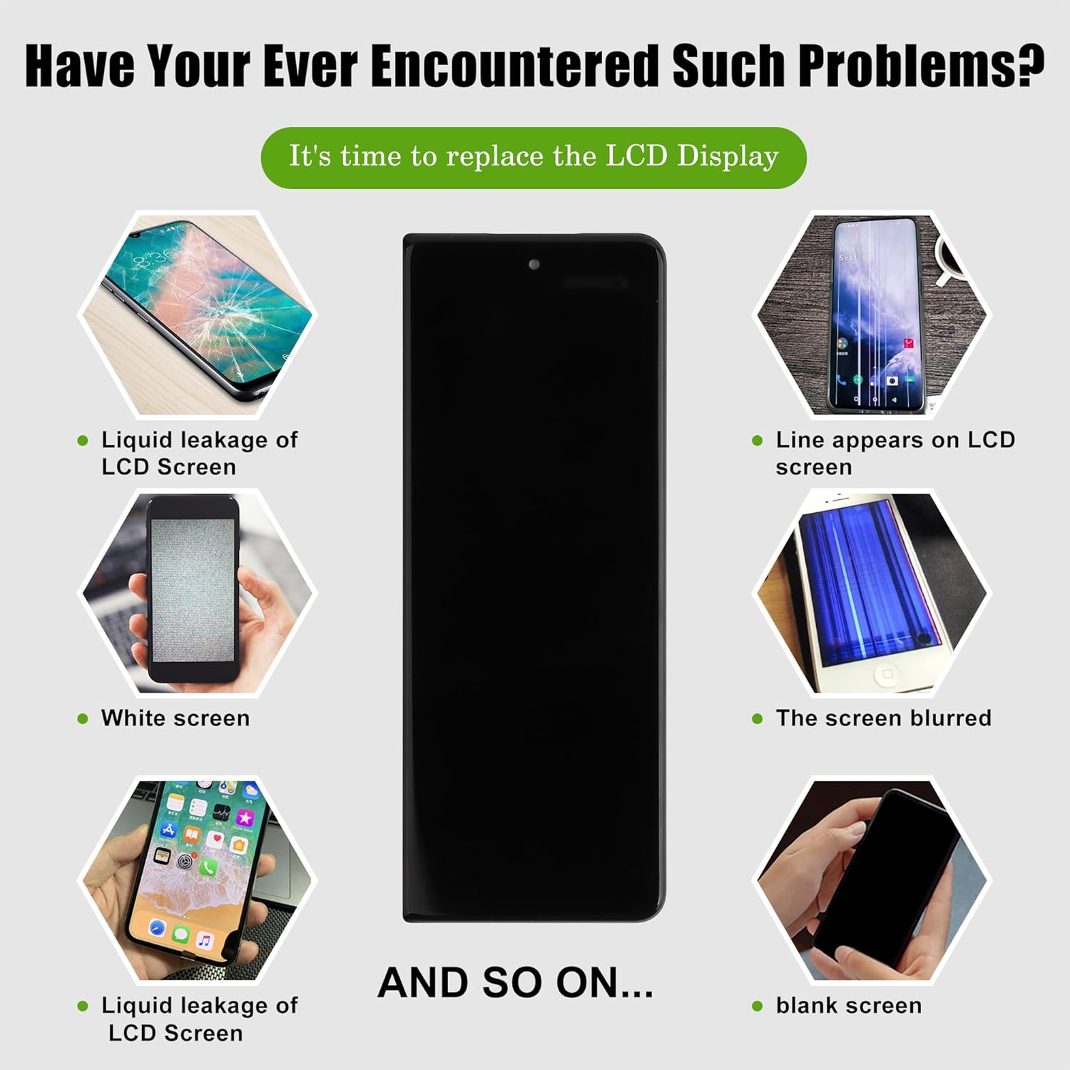 TFT Digital Display Replacement Compatible with Galaxy Z fold 3 5G SM-F926 F926B F926U (No Fingerprint) LCD Display Touch Screen Digitizer Assembly with Repair Tools-No Fingerprint