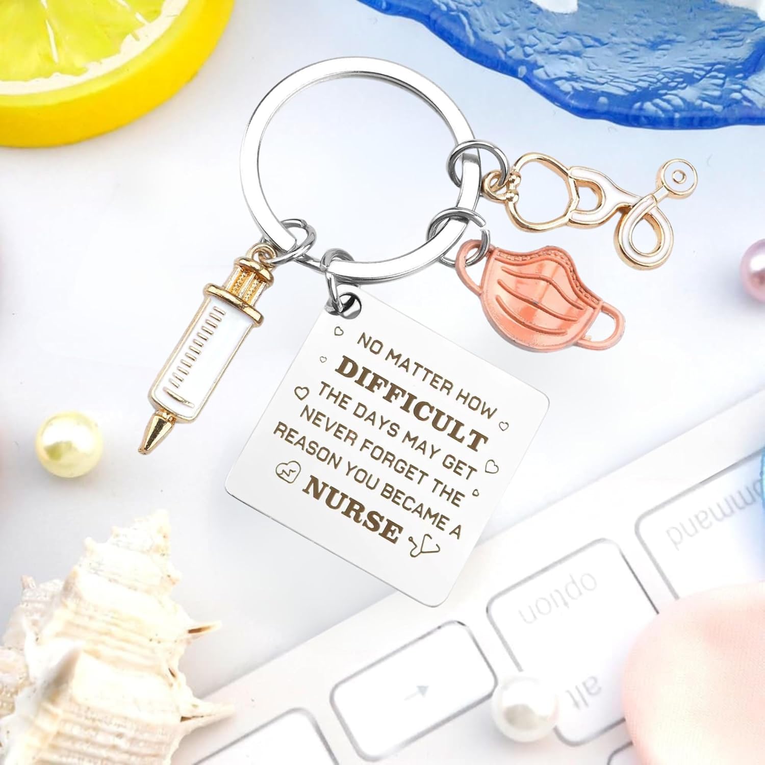 Nurses Week Gifts Nurse Keychain with Inspirational Card, Practical Medical Assistant Accessories, Heartfelt Nurse Gift, Appreciation Gifts for Nurses, Motivational Nursing Student Essentials - Image 5