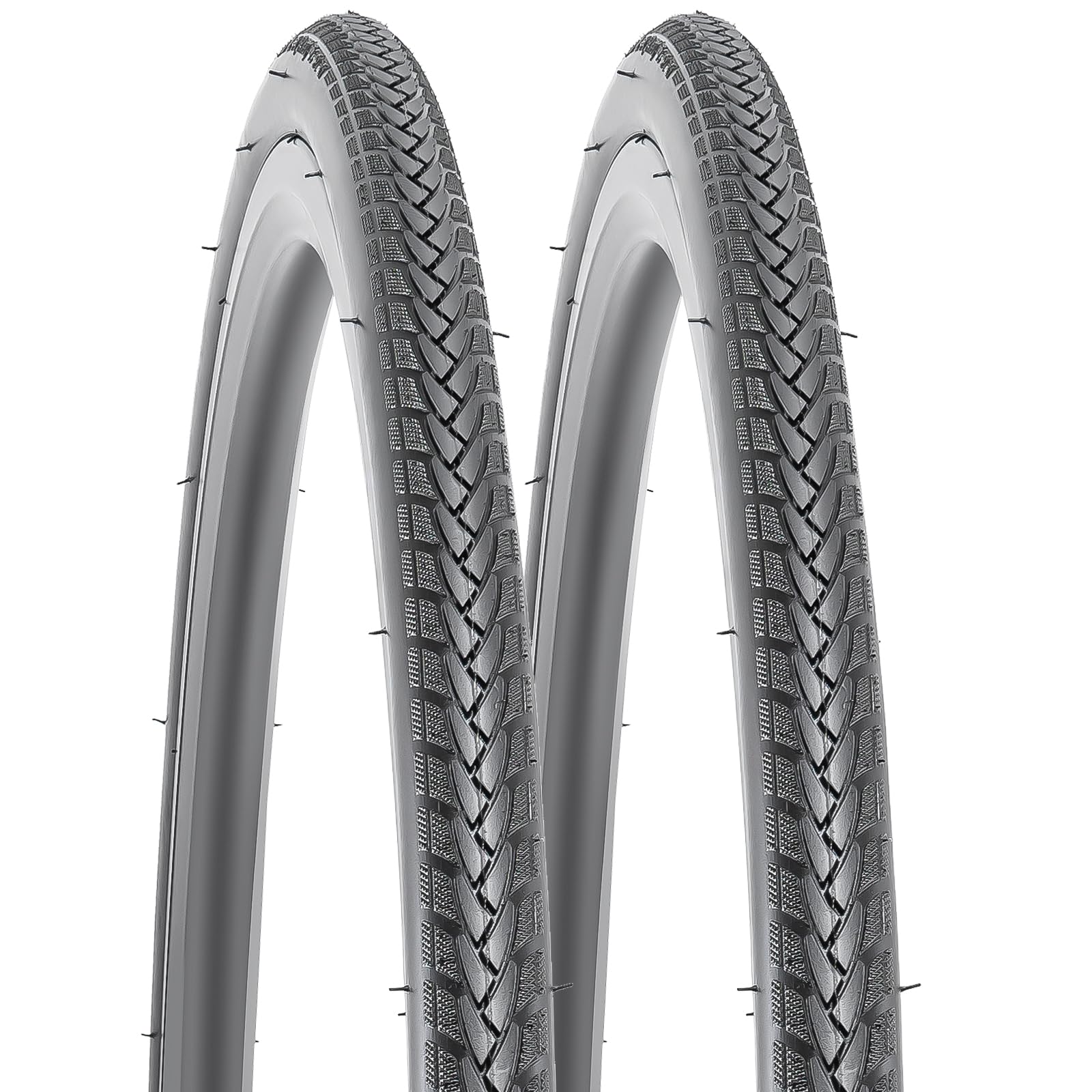 YunSCM 2PCS 24 Zoll Fahrradreifen 24x1.0 Mantel 25-540 60TPI Folding Sports Rollstuhlreifen Non-Scratch Compound mit 1.2MM Antipuncture Protection Kompatibel mit 24 x 1.0 24x1 Rollstuhlreifen