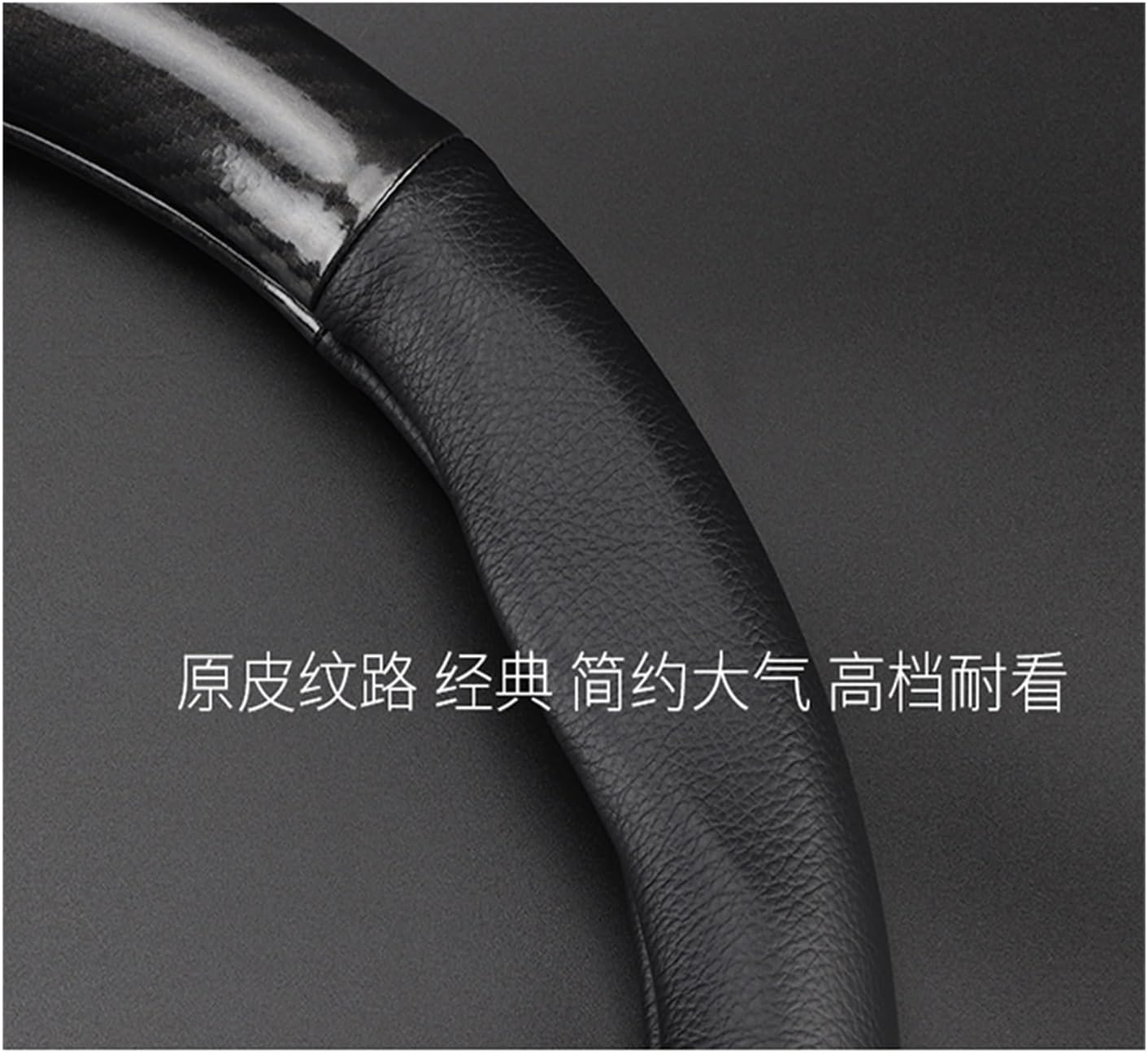 Car Steering Wheel Cover for Maserati Car Steering Wheel Cover Leather Car Decoration Fashionable and Beautiful (Color : 2#)