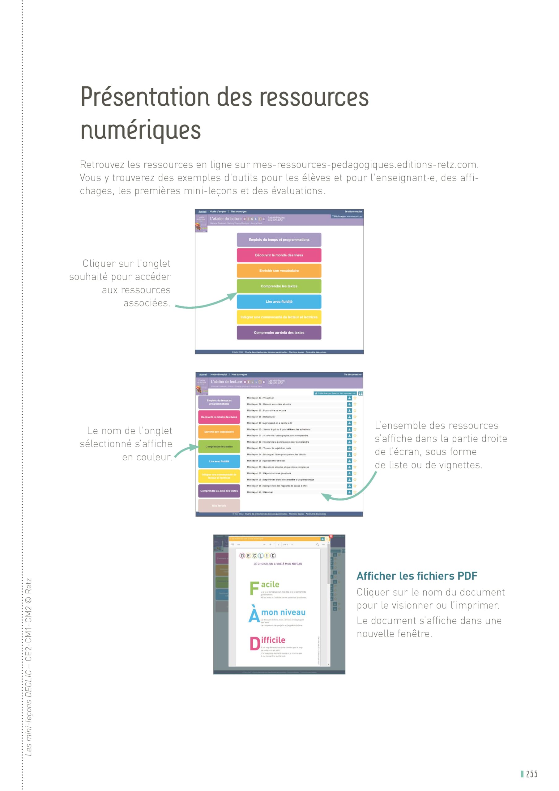 L'atelier de lecture DECLIC - Les mini-leçons CE2 - CM1 - CM2