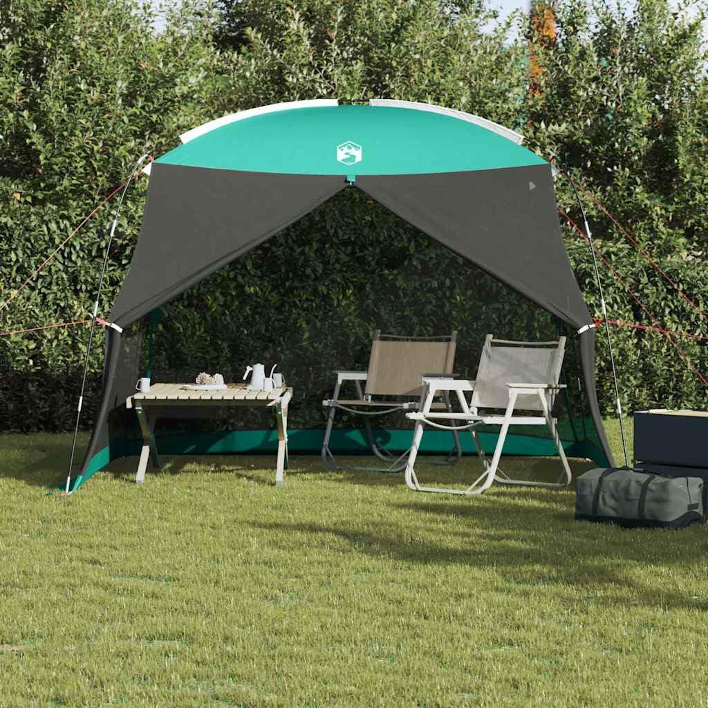 Namiot z moskitierą z dachem Azure niebieski 320 x 320 x 218 cm, wodoszczelny namiot chroniący przed owadami do ogrodu z poliestru z powłoką PU, odporny na promieniowanie UV moskitiera namiot
