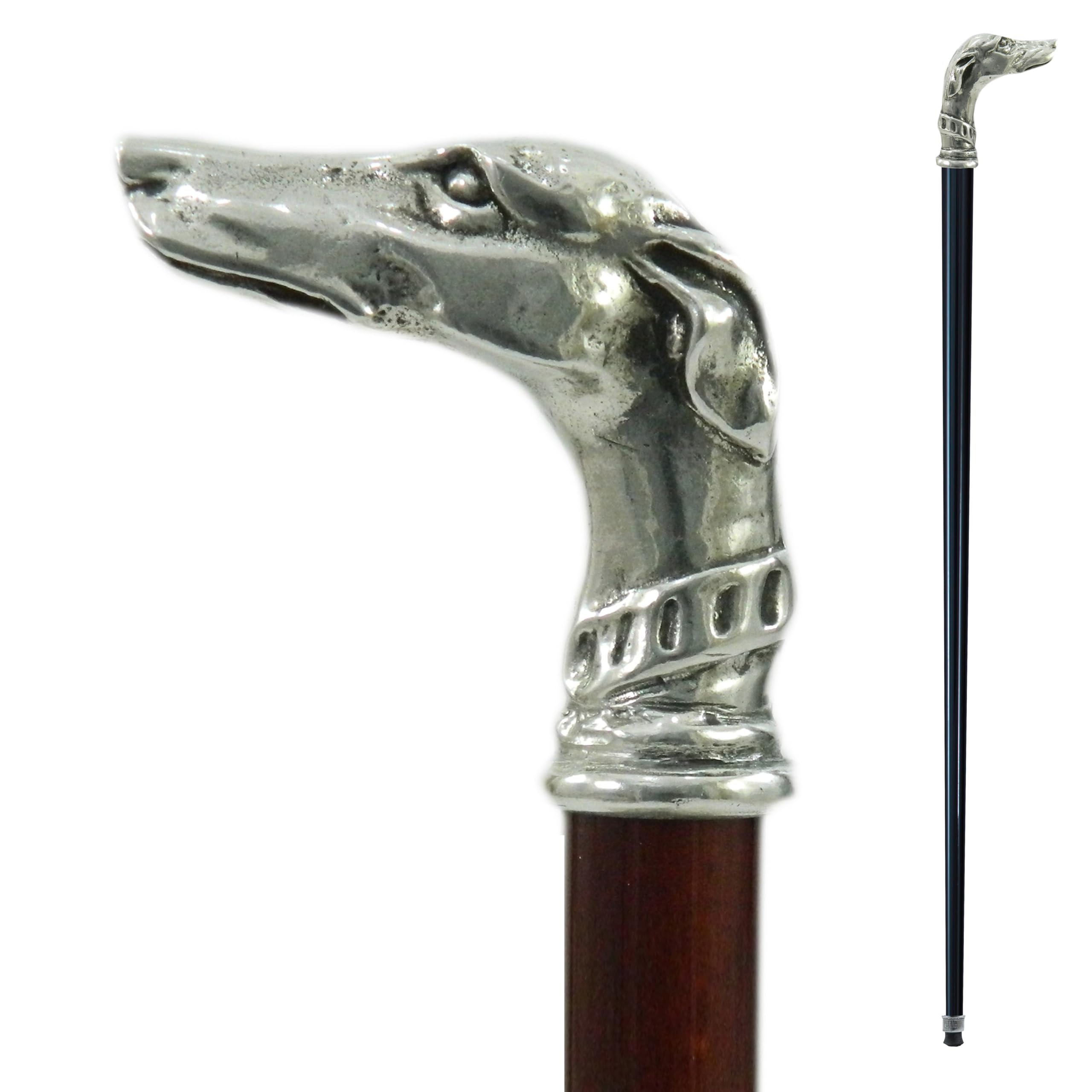 CAVAGNINI - laska drewniana - greyhound. Regulowana laska - ręcznie robiona we Włoszech