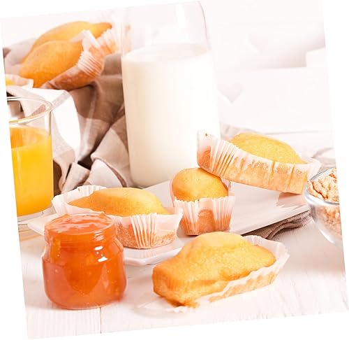 Miniatura 5 de Cabilock 2000 tazas ovaladas para hornear, desechables, de papel, para tartas, alta temperatura, resistente al aceite, para magdalenas, pasteles,