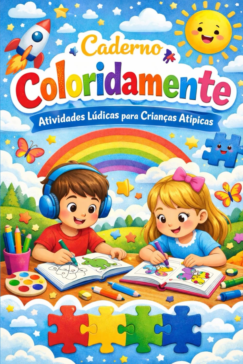 Caderno Coloridamente: Atividades Lúdicas para Crianças Atípicas