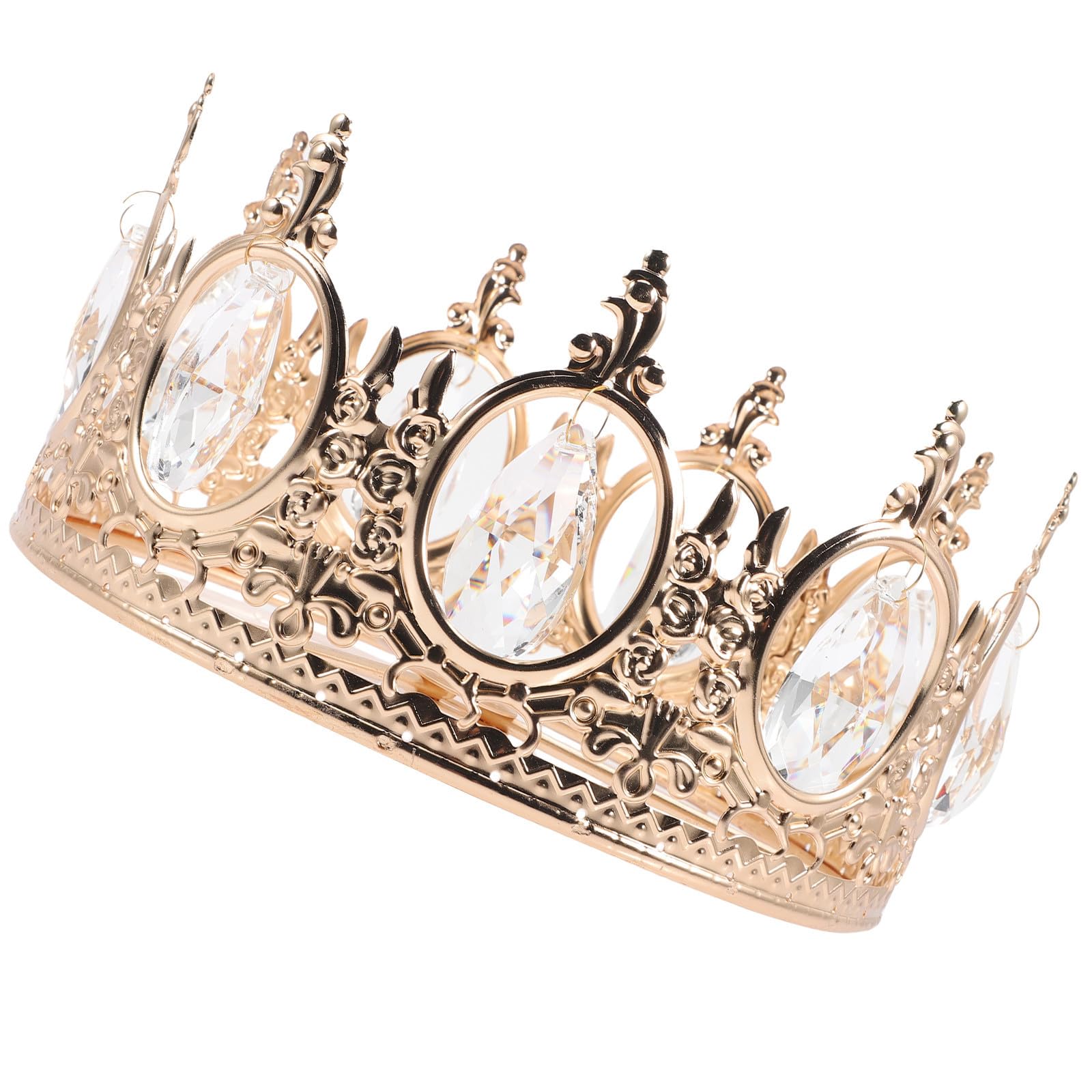 Accessoire suspendu élégant SOLUSTRE en cristal de couronne pour plafonnier