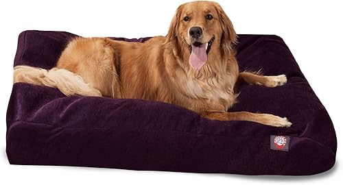 Miniatura 35 de Majestic Pet Villa - Cama rectangular para perro, lavable, cama antideslizante y cómoda para mascotas, cama de jaula con funda extraíble lavable,