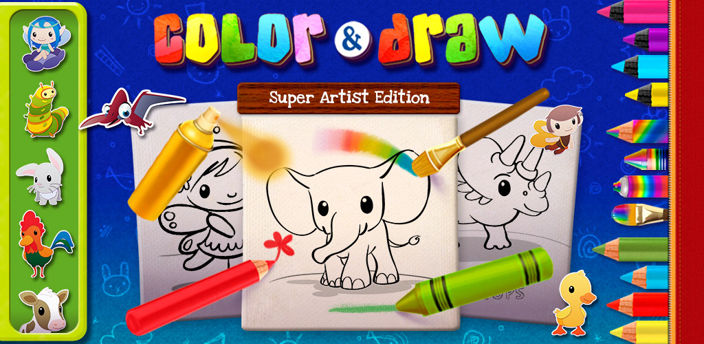 Color & Draw: Super Artist Ed.:Amazon.com:Appstore for Android