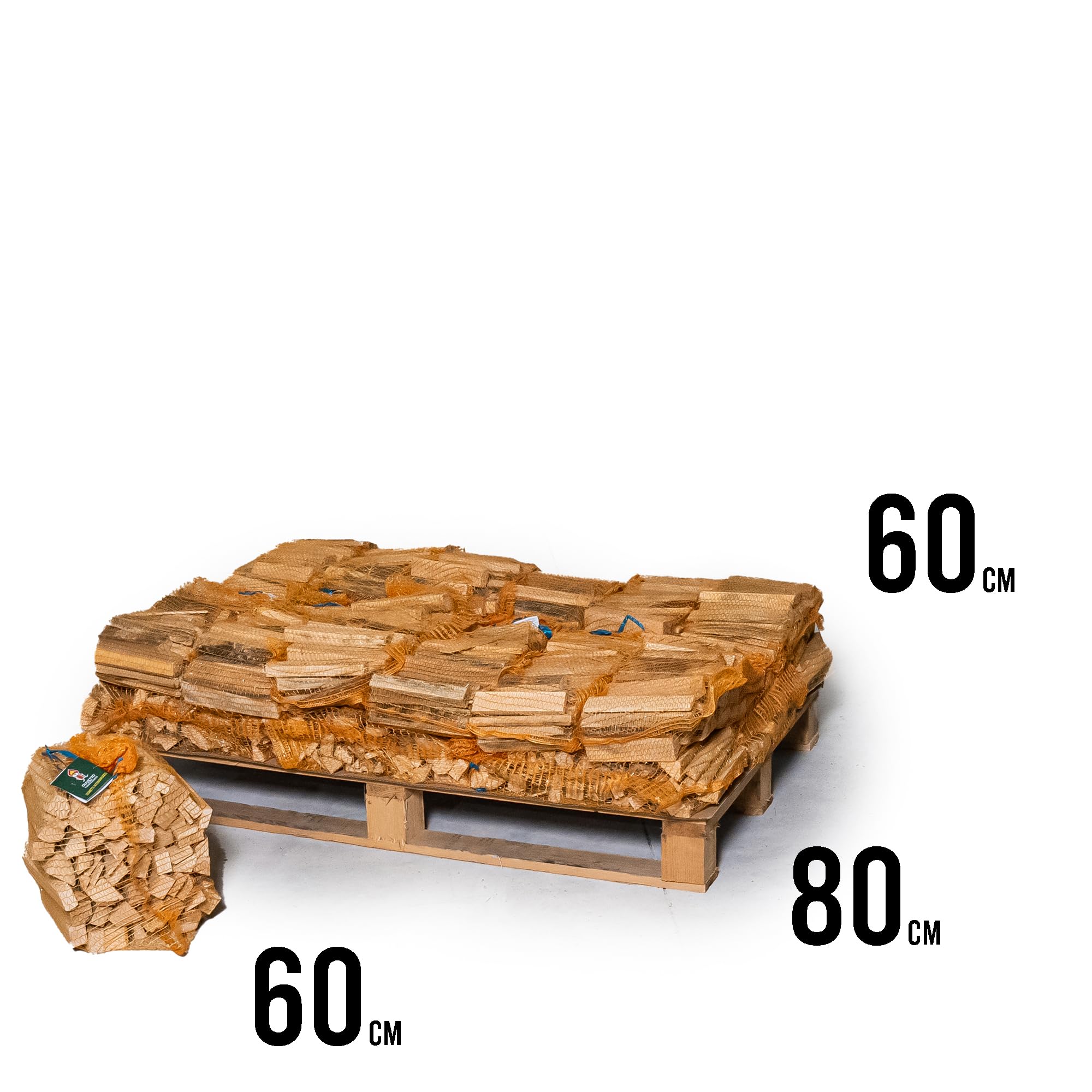 FEMIRO - Legnetti Accendifuoco Misti Faggio/Abete in Sacchetto Raschel 3,5 kg - Economici, Pratici e Ideali per Camino, Stufa, Forno e Barbecue. Confezioni da 3,5 a 420 kg. (84 Kg)