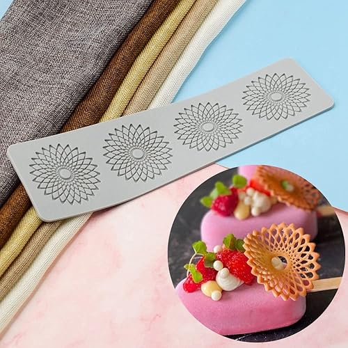 Vista 38 de Molde de silicona en forma de flor, molde de silicona 3D para fondant, molde de silicona para pasteles, fondant, molde de arcilla para fondant