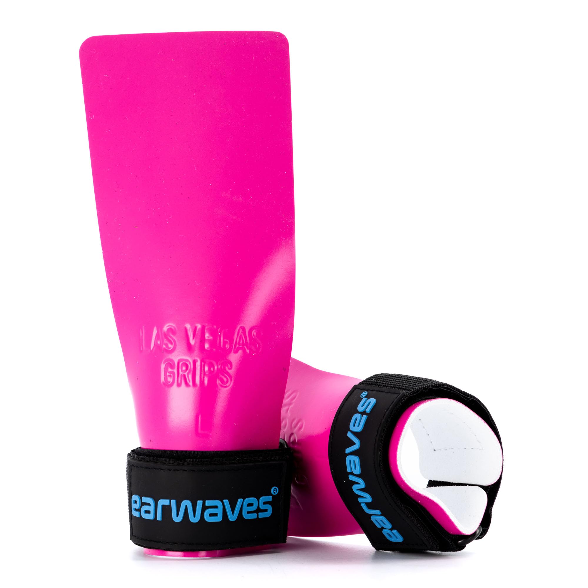 Earwaves® Las Vegas™ Grips No Chalk I Calleras Sin Magnesio I Tejido sintético Ultra-adherente Antideslizante I Más repeticiones I Atletas Ligeros I Fingerless Sin Agujeros