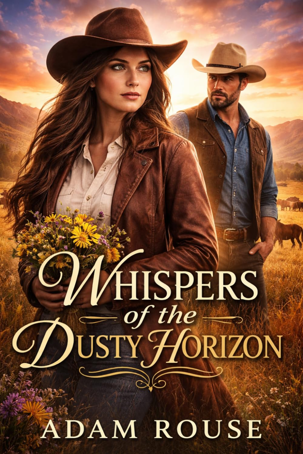 WHISPERS OF THE DUSTY HORIZON: A Sweet Western Romance Novel
