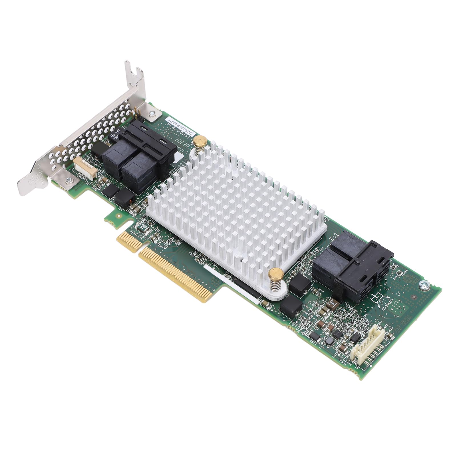 Scheda Controller SAS ASR 81605ZQ per Trasferimento Dati Ad Alta velocità con Cache da 1 GB e 16, Ideale per Server Aziendali