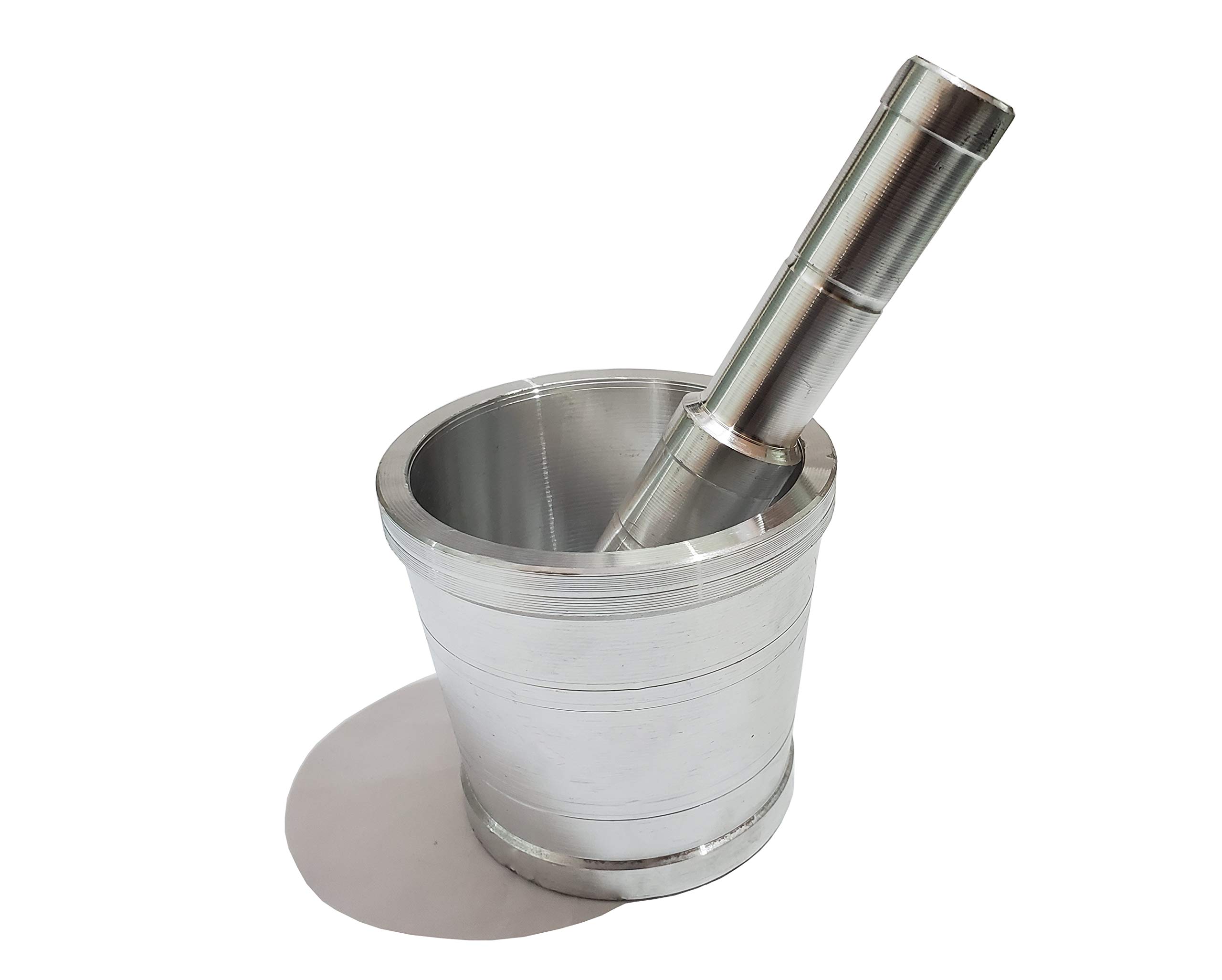 Pure Source India Mortar and Pestle Set/Khal Musali/Spice Mixer for Kitchen, Size 4 Inch.