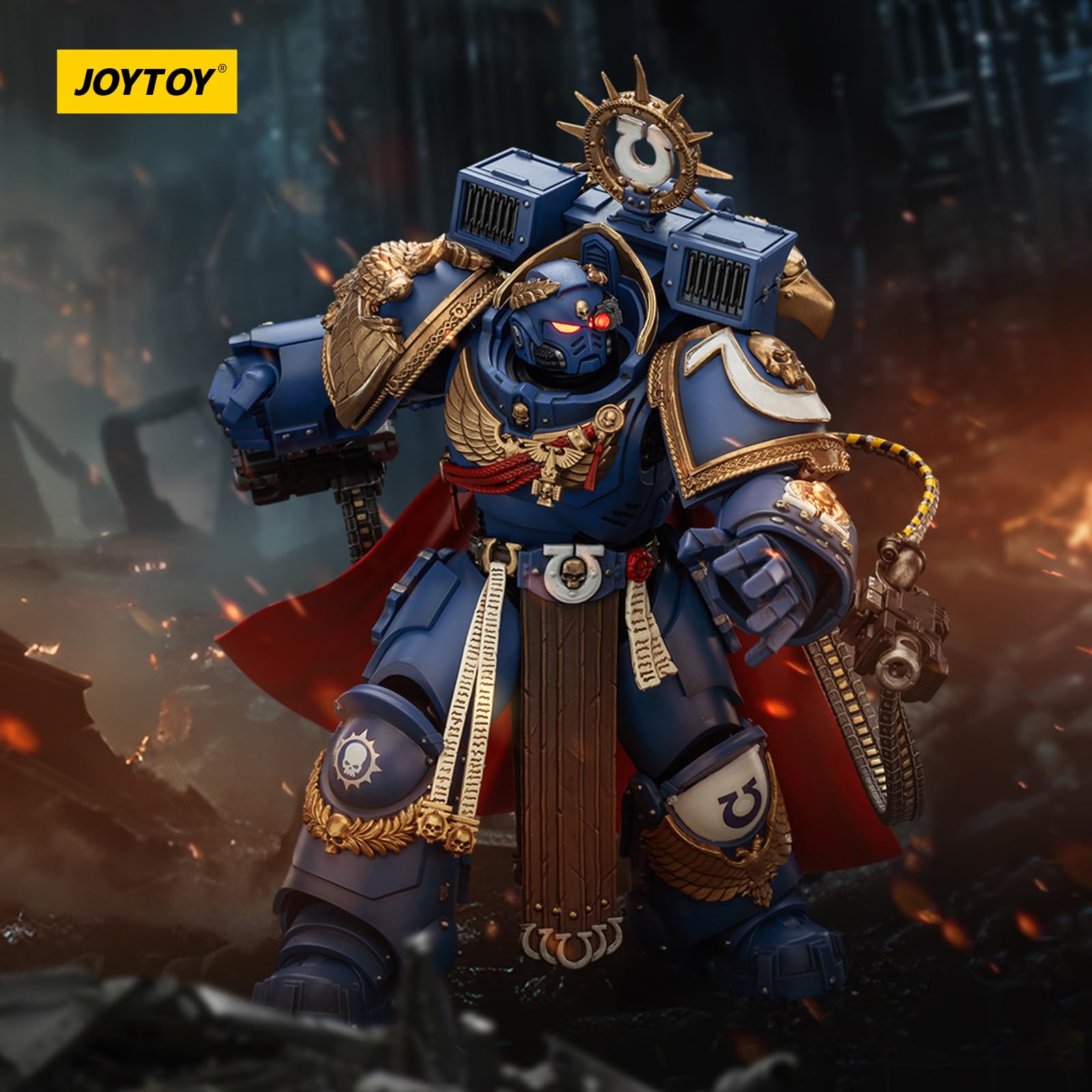JOYTOY Warhammer 40k Space Marine 2,Ultramarines Marneus Calgar - Image 3