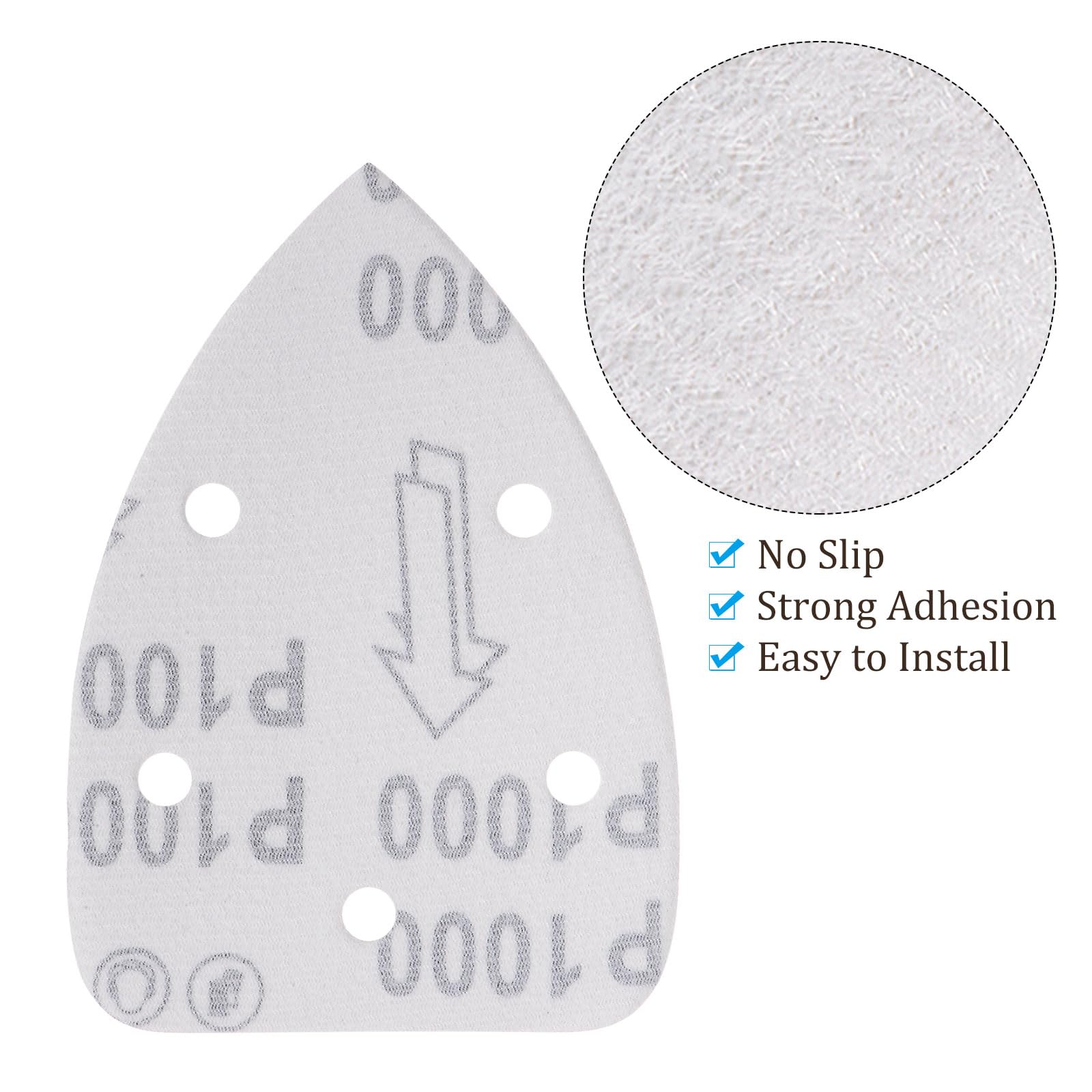 Kozelo 50 Feuilles De Papier De Verre Pour Ponceuse à Souris