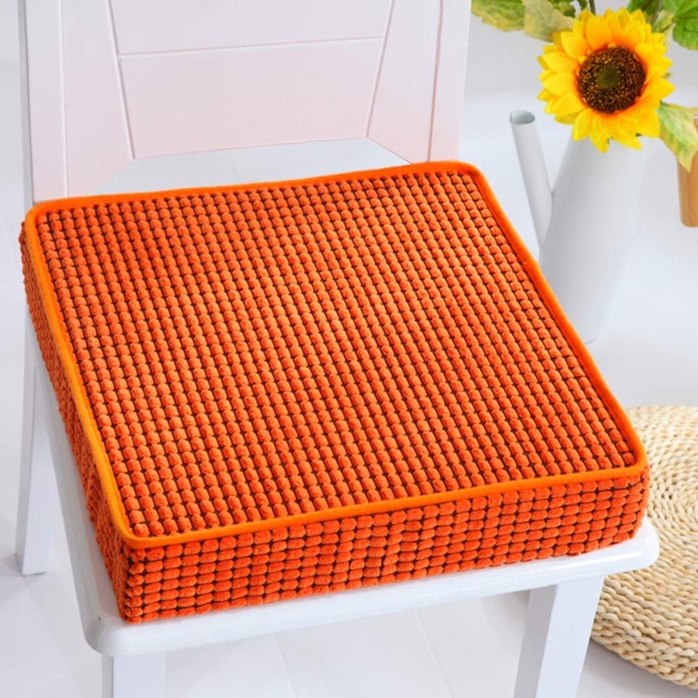 Cojines para sillas de cocina y jardín con suave terciopelo cuadrado de 45cm