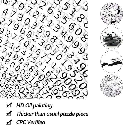 Miniatura 4 de Bgraamiens Puzzle - Day Puzzle The Mystical  Puzzle Hard Unique Round Numbers Puzzle para adultos (Profundo )