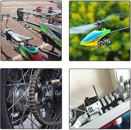 Miniatura 5 de Auniwaig Varilla de acero redondo sólido HSS, 10 piezas, barra de torno surtido para herramientas de manualidades, 0.114 in x 3.937 in