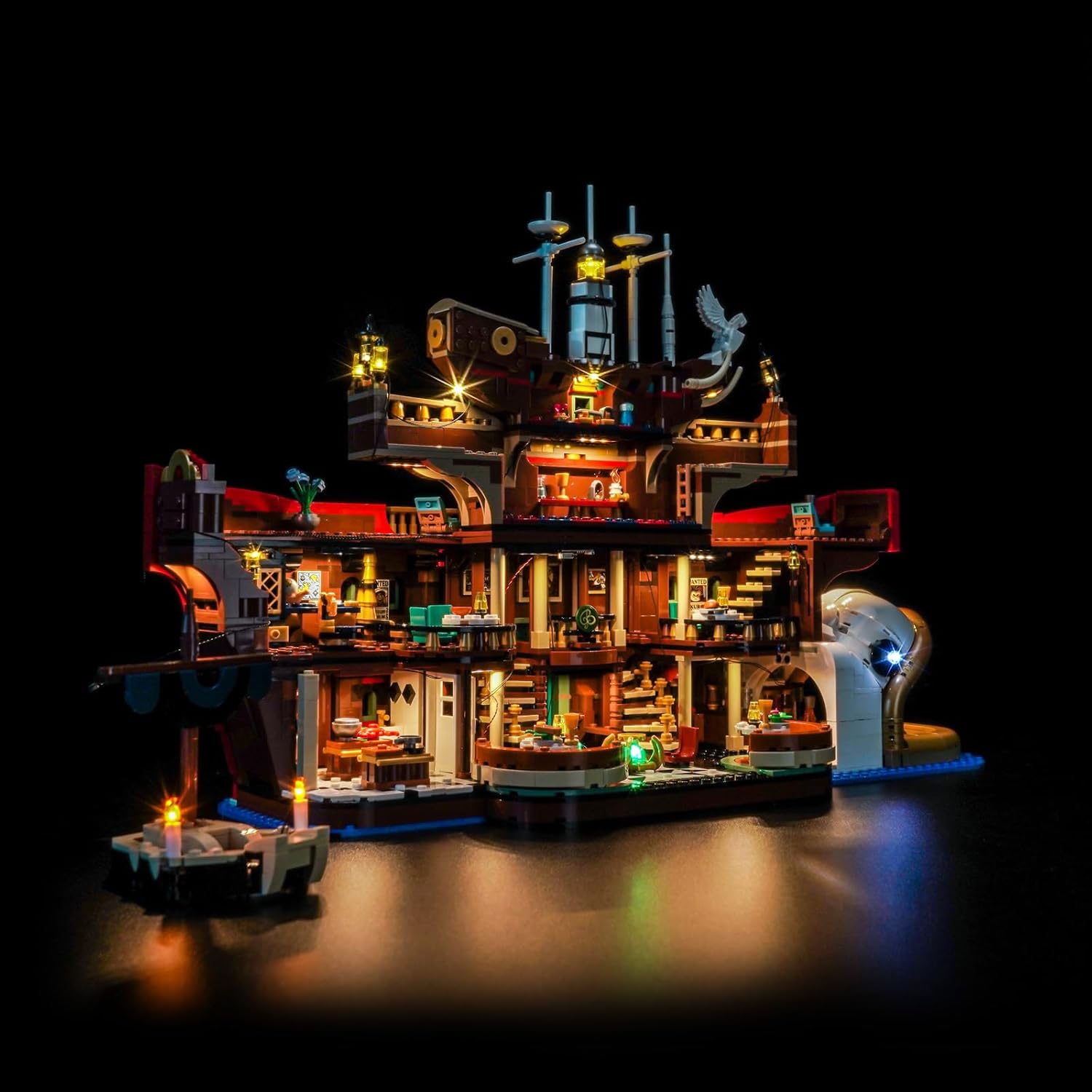 LED Lighting Compatible with Lego The Baratie Floating Restaurant,Light Kit Compatible with Lego ONE Piece 75640,NOT Included The Model Set - JUST Lights