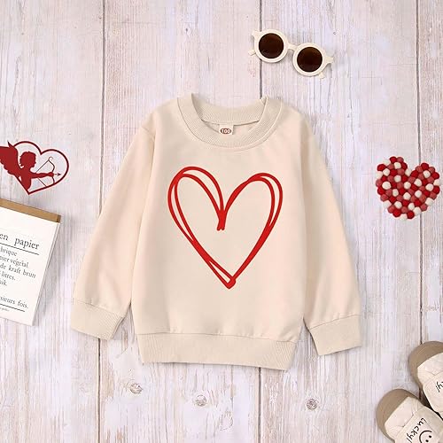 Miniatura 2 de Sudadera para el día de San Valentín con texto en inglés "Mommy and Me" con estampado de corazón a juego para la familia, casual, manga larga