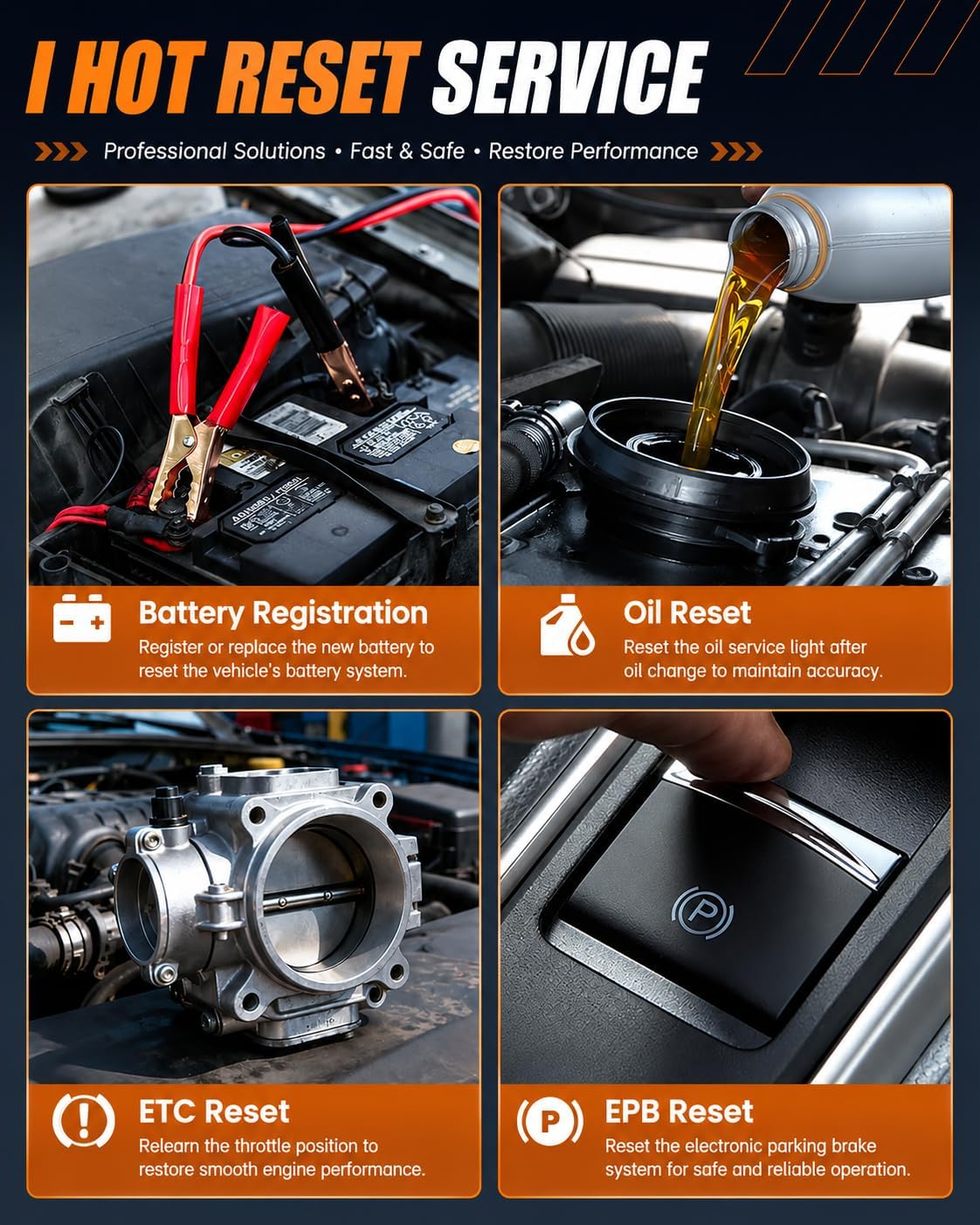ANCEL BM500 OBD2 Scanner for BMW & MINI, Simplified Battery Registration, EPB, Oil, Throttle, PCM Resets, I/M Readiness, Full System Diagnostics for Engine, Transmission, ABS, SRS, DSC & More image 3