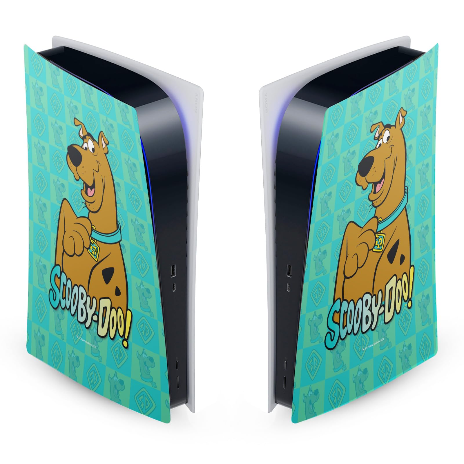 Plaque frontale autocollant de jeu peau PS5 Digital Scooby-Doo - 7