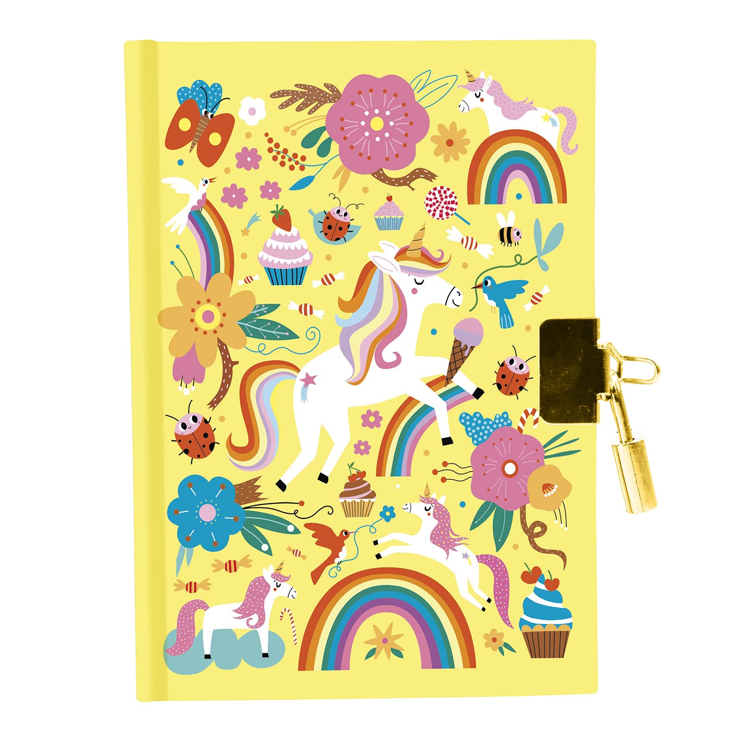 Avenue Mandarine- Diario, Color Unicornios (Clairefontaine Rhodia CO216C)