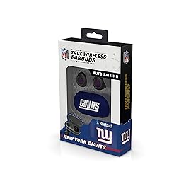 SOAR NFL True Wireless Earbuds, New York Giants