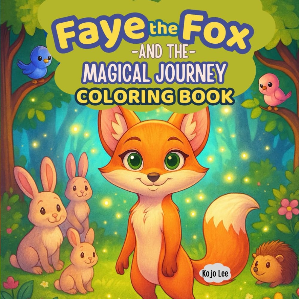 Magical Coloring Book: Faye the Fox and the Magical Journey | Coloring Book for Kids, Teens, and Adults